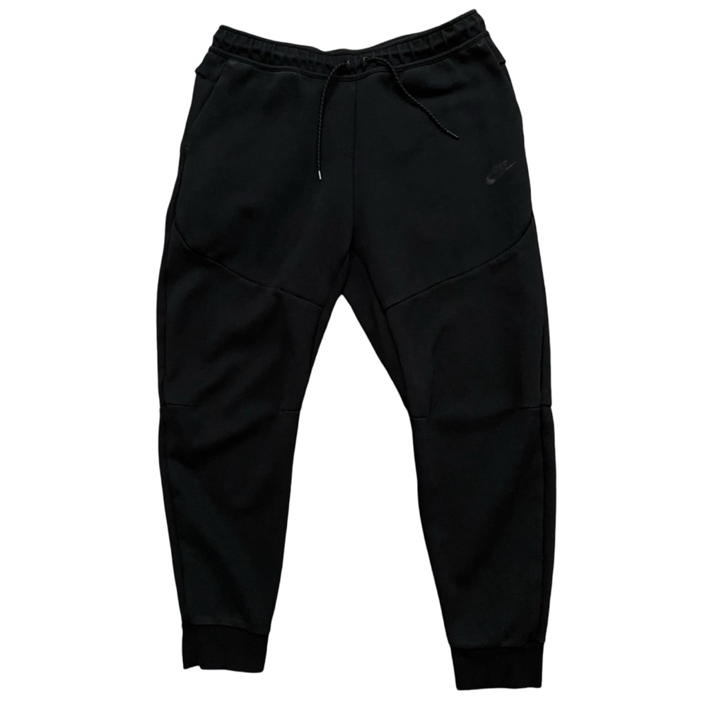 Nike Sweatpants Mens Size XL Tech Fleece Joggers Tapered Leg Drawstring Black